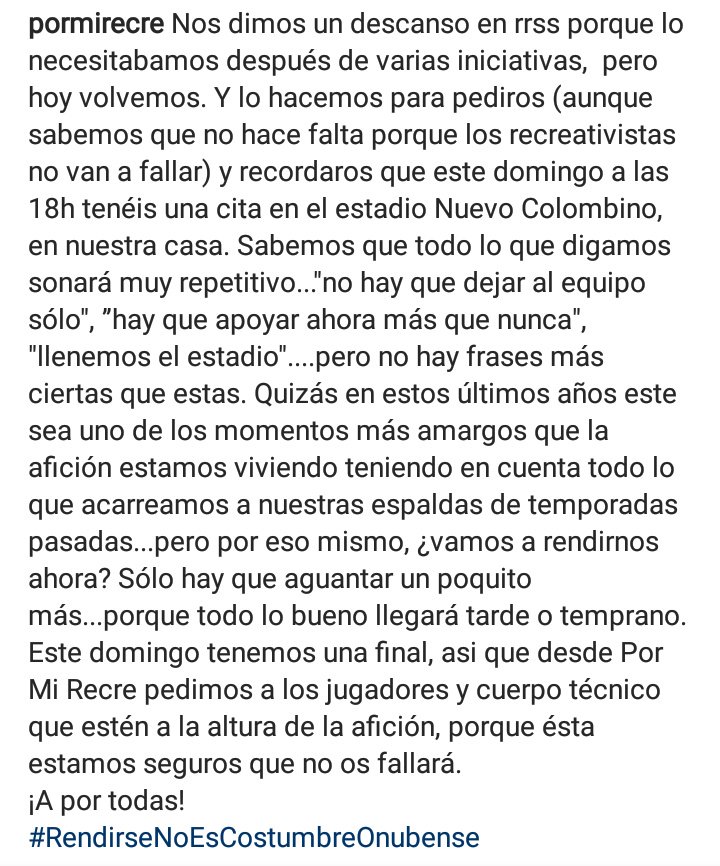 PORMIRECRE's tweet photo. Un pasito más, que si se puede.. #RendirseNoEsCostumbreOnubense
💙 https://t.co/Ix4dkF7cE9
