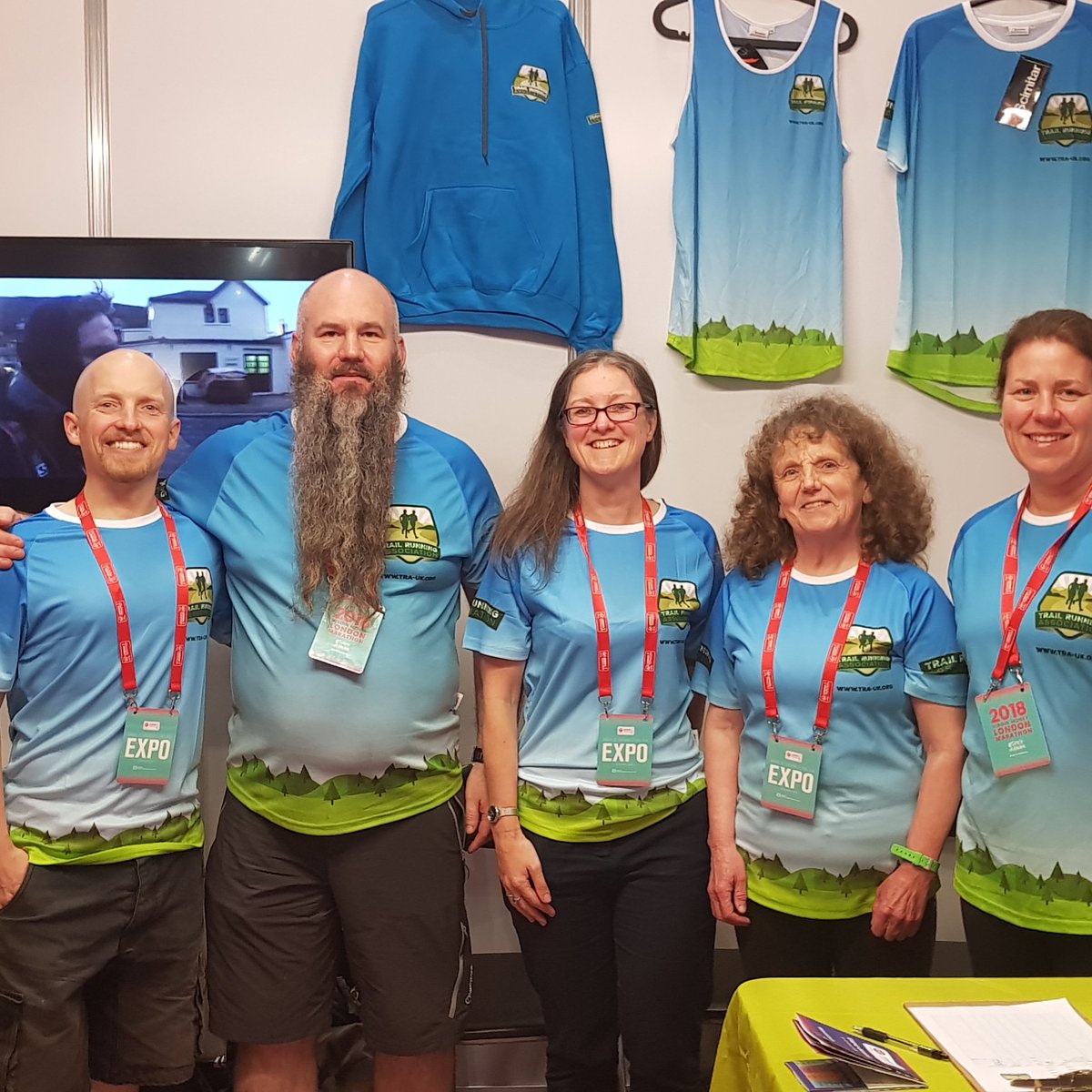 The team on the VLM expo stand today.