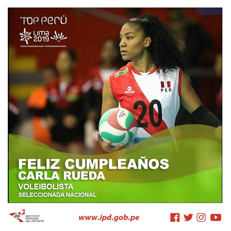 ipdperu's tweet photo. La familia del #IPD saluda a Carla Rueda en su día. ¡Feliz cumple! 👇🇵🇪🏟🏐 @FPVPE https://t.co/iakaxWQv5a