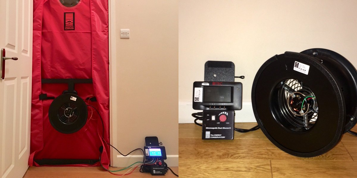 pressure_test's tweet photo. Here at Pressure Test, we use the Minneapolis Duct Blasters, from The Energy Conservatory, for quick and efficient air-testing. This allows us to carry out more tests per visit, testing more of your plots in a lot less time. #Airtesting #Construction #Newhomes #ATTMA #Ductblaster https://t.co/bPsNafCtVl