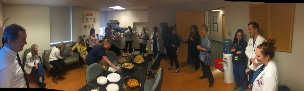 Happy (early) admin day celebrations with our Vascular Surgery Team! <a href="/hopkinssurgery/">Hopkins Surgery</a>