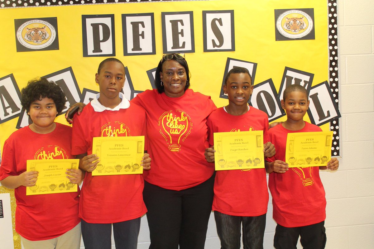 LynairMiller's tweet photo. The Academic Bowl was a huge success thanks to @3rdGradeMantra!!!!! Everyone brought their βAβ game in style!!! #icaniwillendofstory @APSPeytonForest @peytonprincipal @drakbar_pfesap @PFESCoach https://t.co/6F2LfWuAPq