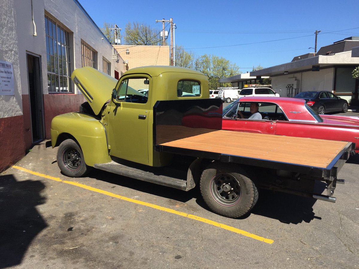 This 1948 Ford F1 just finished a restoration process and is now back on the road after sitting for decades. # oregoncity #ford #fordf1 #fordtrucks  #fordpickup #oldpickup #oldtruck  #classicpickup #vintagepickup #fordtruck #oldpickups