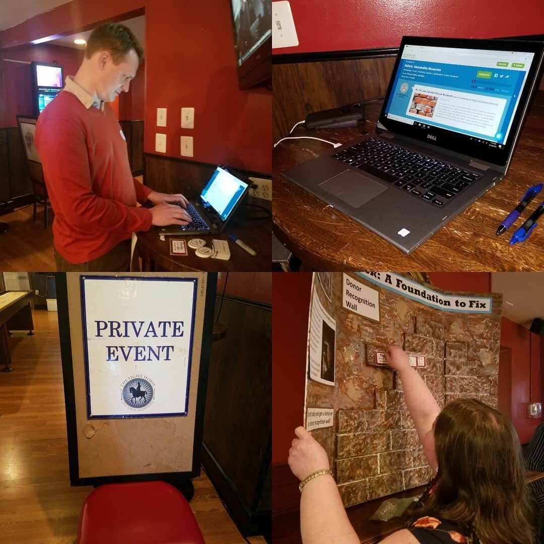 leefendallhouse's tweet photo. Our #Spring2Action happy hour at @the_light_horse is underway! Stop on by; donating $25 enters you into the raffle for tickets to our speakeasy gala in the fall! #leefendallhouse #Spring4ALXMuseums #extraordinaryalx #ACTforAlexandria https://t.co/h0vCevc0Ft