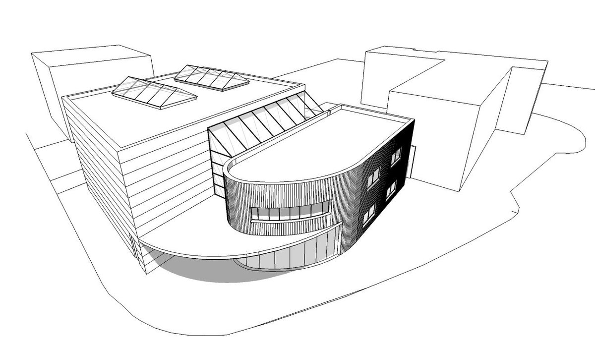 spatialgardner's tweet image. Some initial sketches for a community centre in Pollok