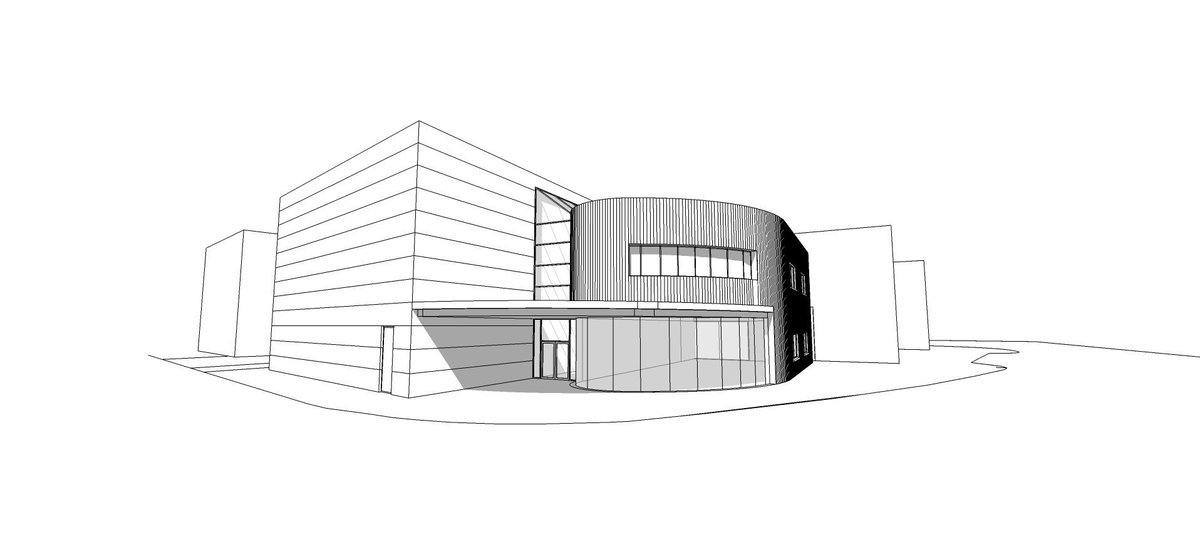 spatialgardner's tweet image. Some initial sketches for a community centre in Pollok