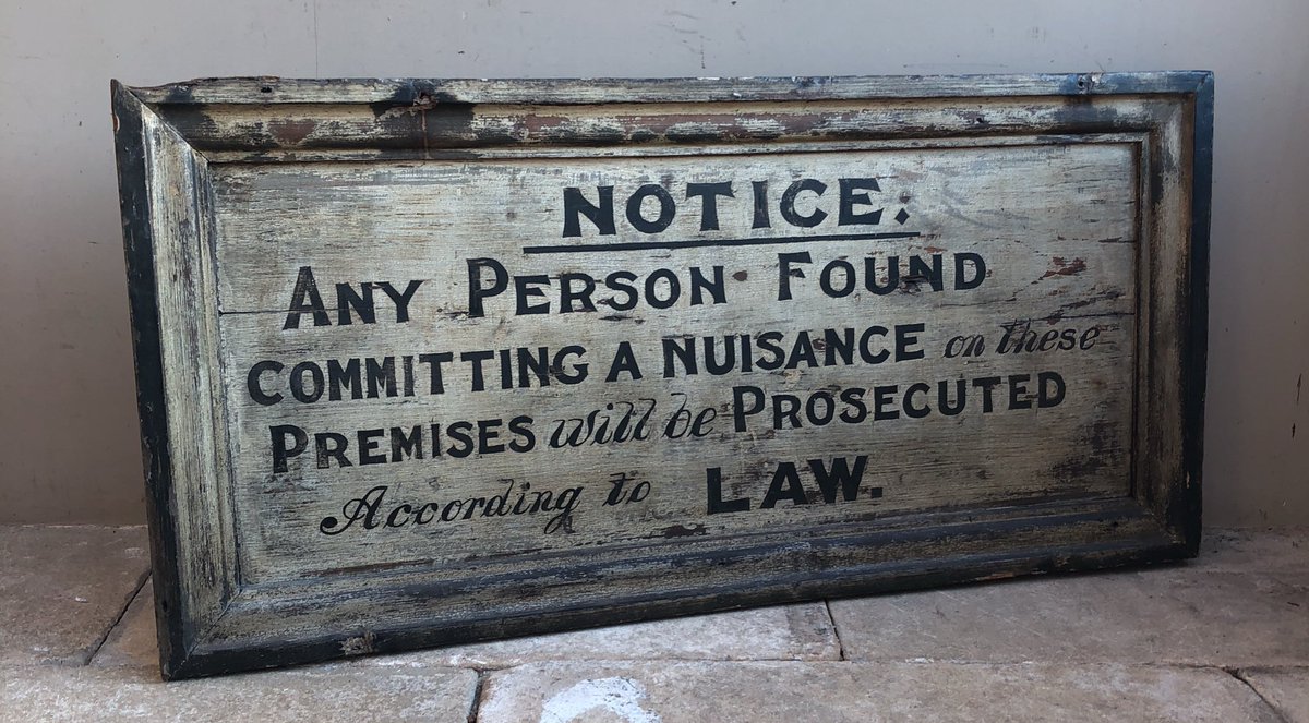 mikkitowler's tweet photo. Great Victorian Painted Pine Sign that came in & out today. #paintedpine #antiquesign https://t.co/idprpUtTme