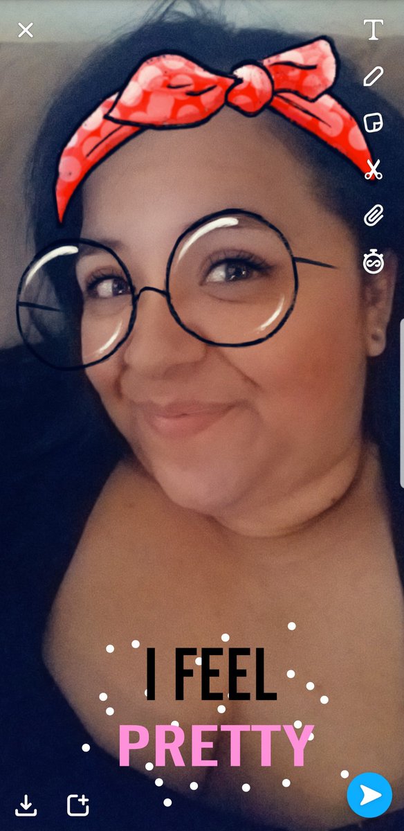 TinyTinkerBoo's tweet image. #snapchatselfie