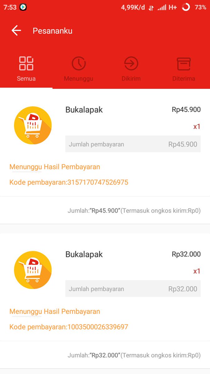 ipuuungg14's tweet photo. @AkulakuCare min mau tanya, kira2 ini menunggu hasil pembayarannya berapa lama ya? https://t.co/14u2GAMK7R