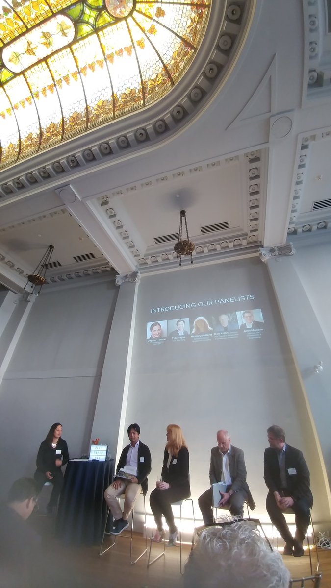 Centroplexus's tweet image. Earth Day event panel for Living Future Vancouver under The Permanent&apos;s gorgeous skylight! #LFVEarthDay