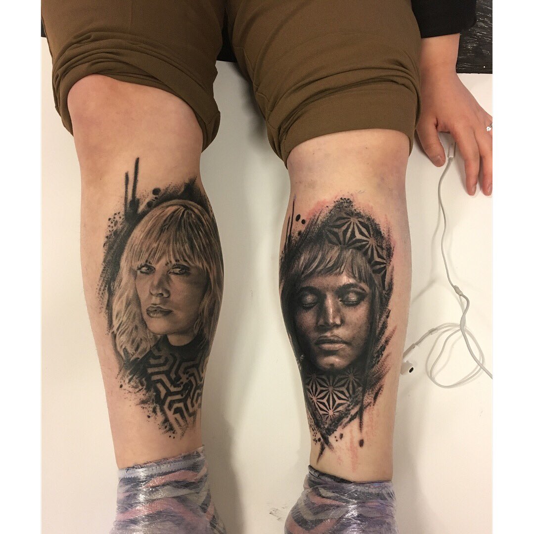 Charlize Theron tattoo on her ankle  Celebrities InfoSeeMedia