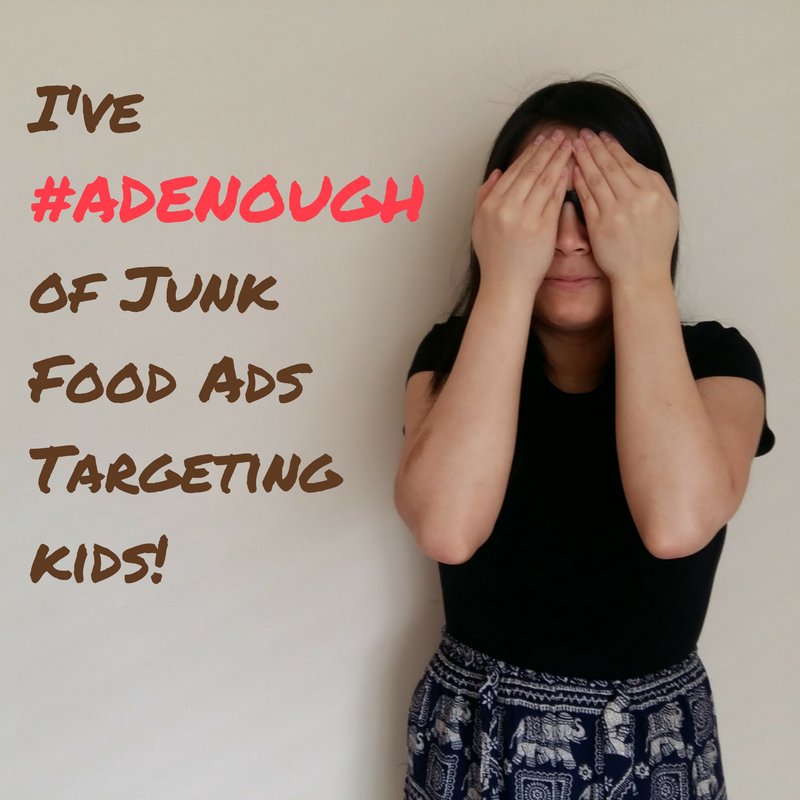 ChauYo's tweet photo. I stand with @jamieoliver! We've #AdEnough of junk food ads. As @YouthAgainstM2K , it's time to let our governments know that we want change! https://t.co/SgshwJOjzl