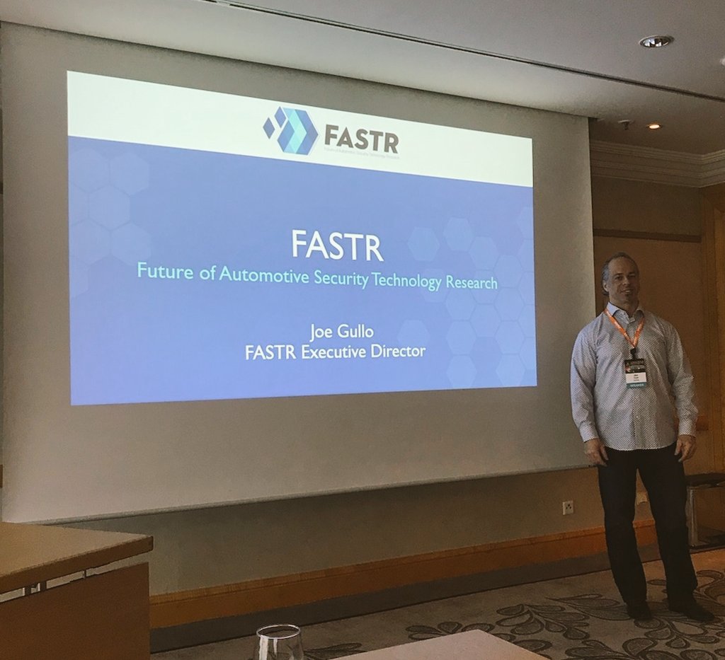 autocybersec's tweet photo. Engaging discussion of @FASTR_org's Secure #OTA Guidelines earlier today at the @GENIVIAlliance All Member Meeting in Munich #VehicleCybersecurity #ConnectedVehicles #OverTheAirUpdates https://t.co/1t7LyzTqQ2