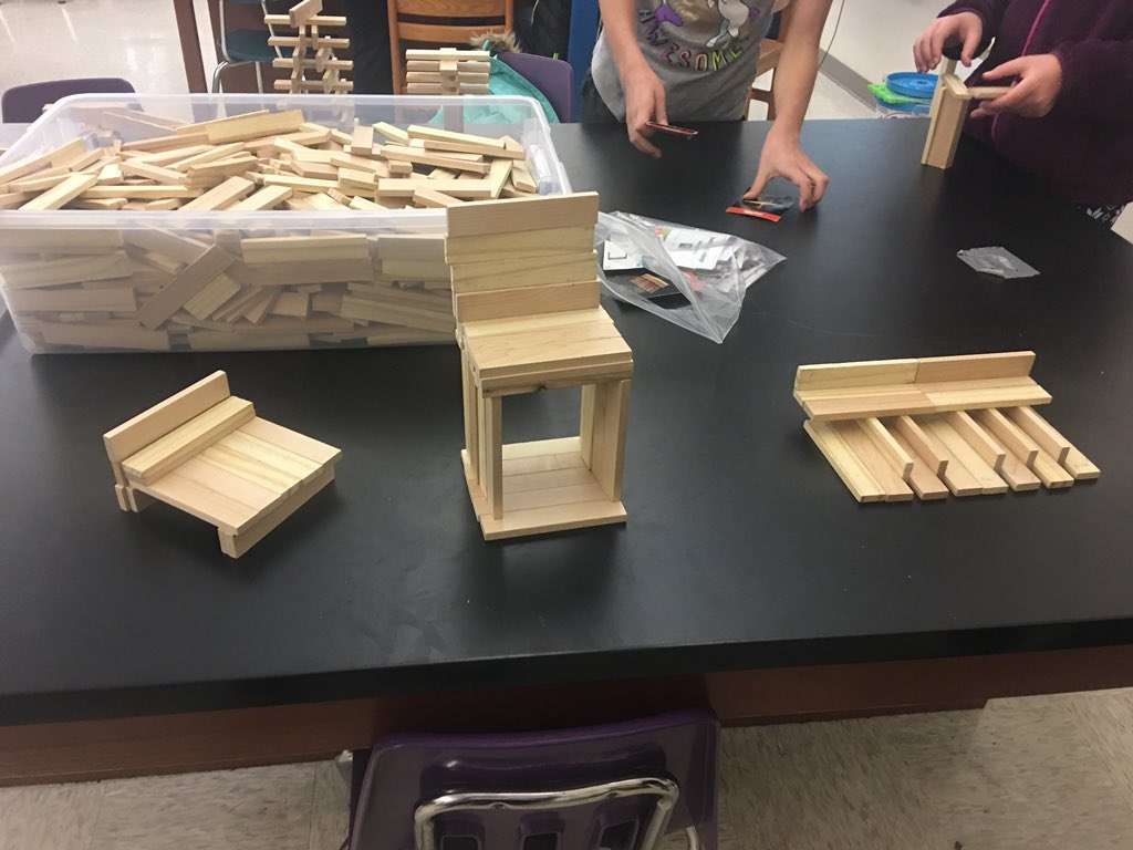 mrs_coss's tweet photo. The @KEVAplanks have truly #inspired students of all ages! Who knew something so simple could be so #transformative?! #mobilemaker #stem #steam #design #construct #plumlearns @JKPlum1 @plumboroughsd https://t.co/XjXWXRIk2k
