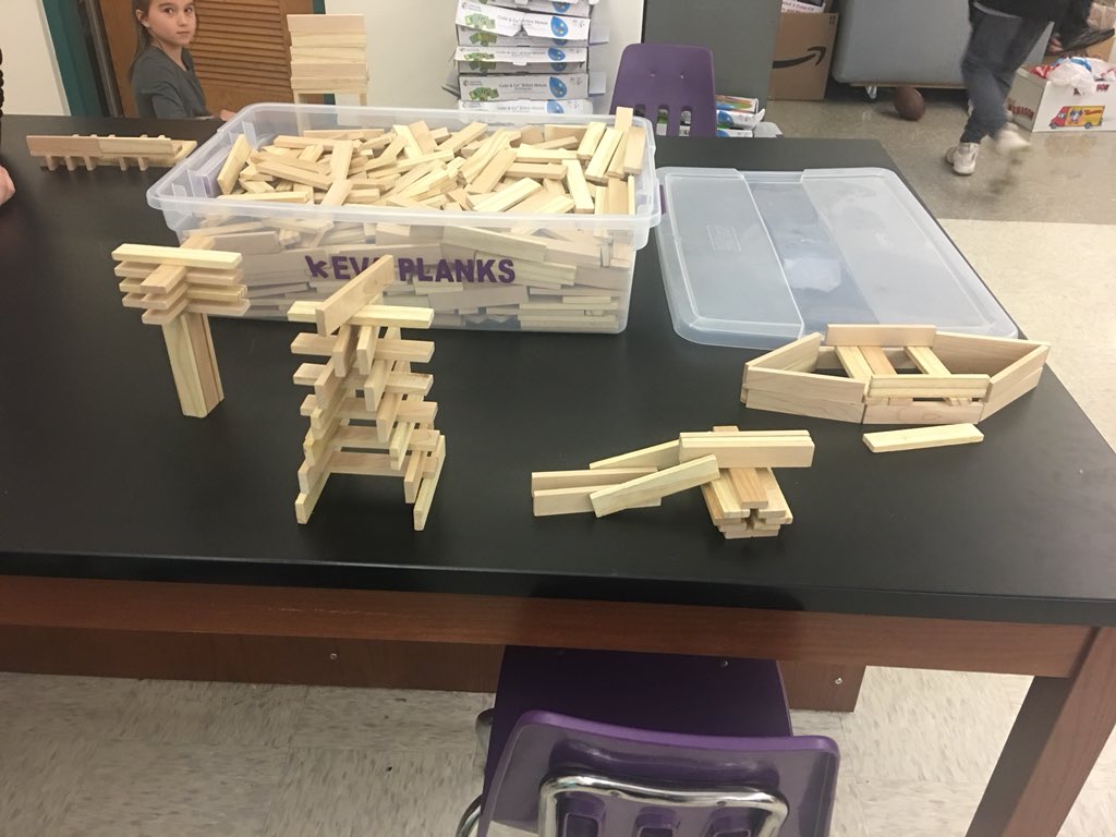 mrs_coss's tweet photo. The @KEVAplanks have truly #inspired students of all ages! Who knew something so simple could be so #transformative?! #mobilemaker #stem #steam #design #construct #plumlearns @JKPlum1 @plumboroughsd https://t.co/XjXWXRIk2k