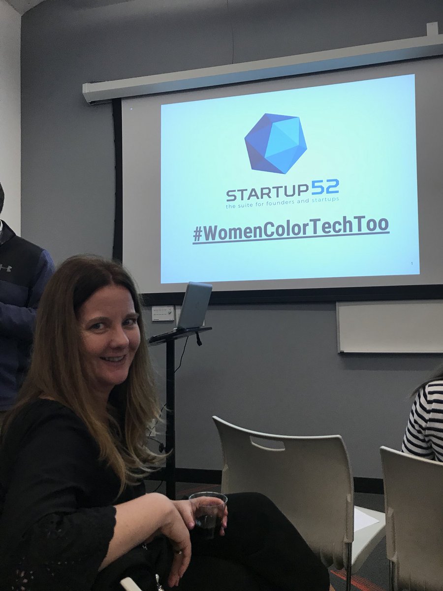 DaniKimmich's tweet photo. So excited to watch this #bosslady make her debut on the “women in tech” panel at #WomenColorTechToo @TriciaGuyer1 https://t.co/AjsSbMuboI
