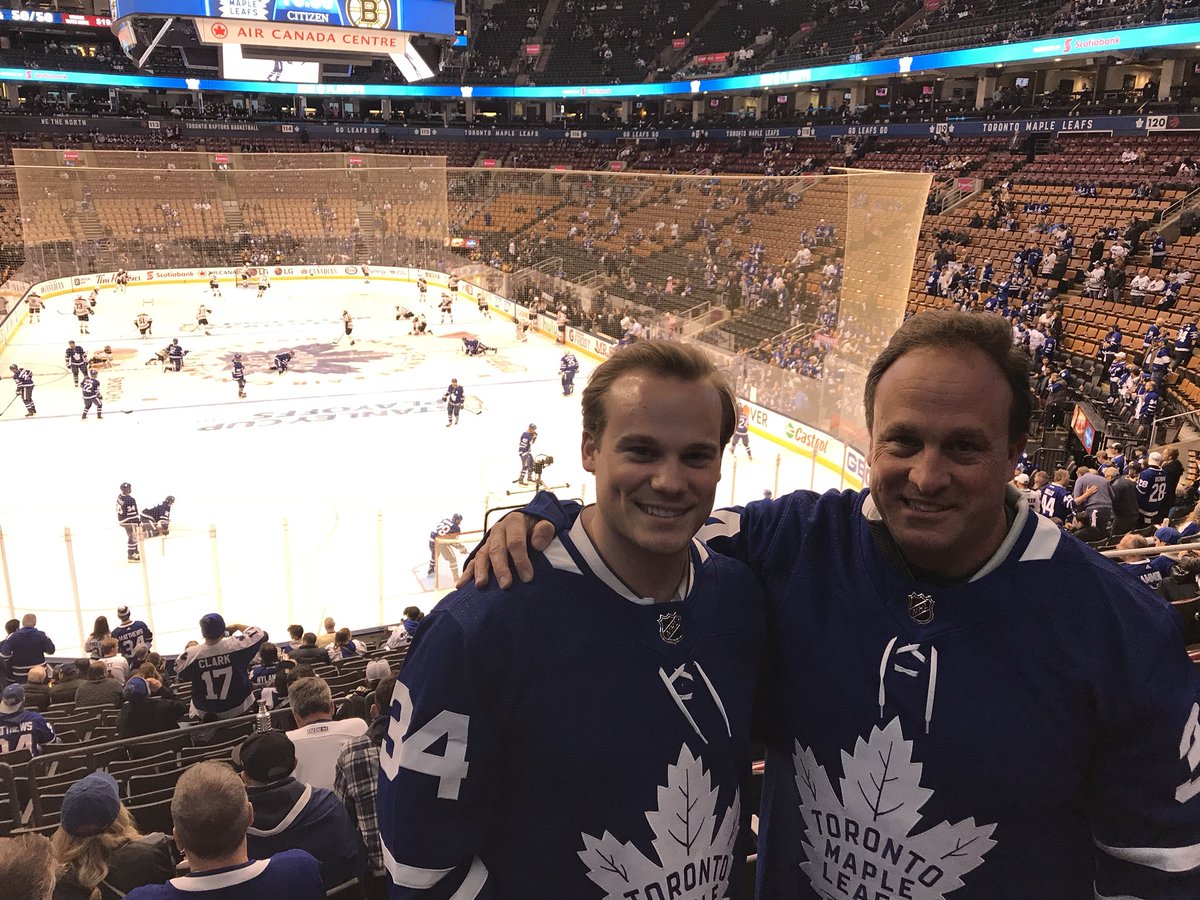 Designproins's tweet image. Taking in the Maple Leafs game in Toronto with my son.
#MapleLeafs