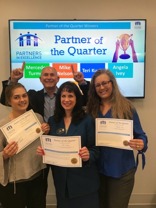 KuniGM's tweet photo. Congrats to the Holman Automotive Partner of the Quarter Winners! We had five winners for Q1 at KUNI Chevrolet Cadillac and are so very proud of them all!!! One Team One Dream ☝🏼. https://t.co/FnvcQgD8PF