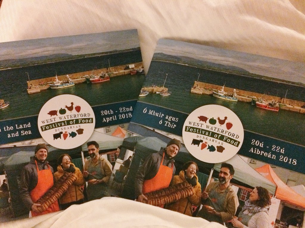 The last few hours before <a href="/WdFoodFestival/">Waterford Festival of Food</a> kicks off - what will you see/hear/taste? Join us in #Dungarvan for #wwfof18 #fromthelandandsea #ómhuiragusóthír bígí linn!