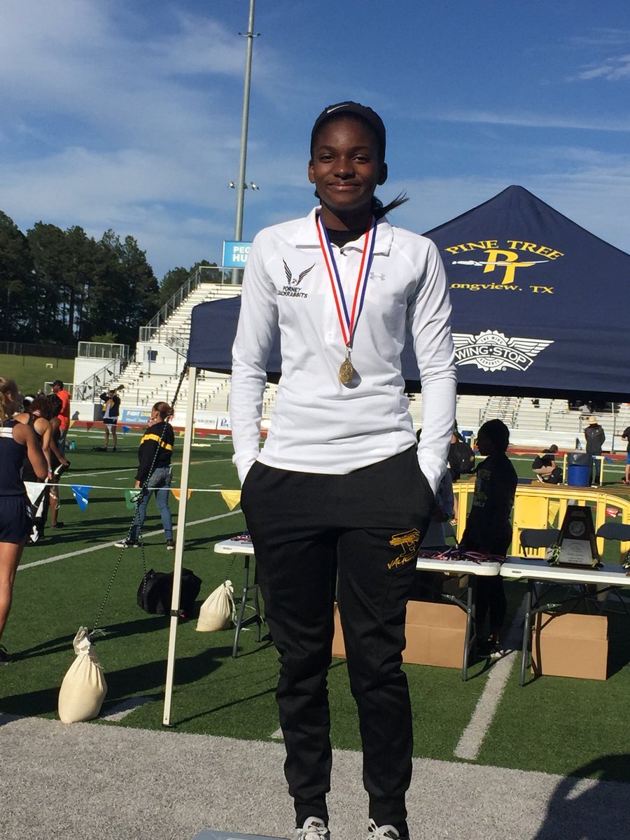 Big win for Bracie Vaughn in 100m hurdles. Area Champ!!!