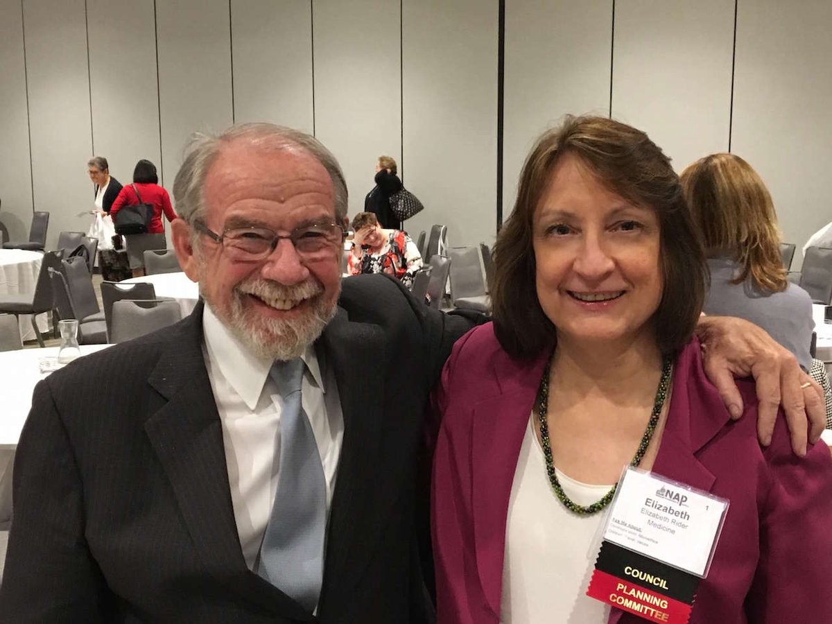 NAPractice's tweet photo. Thank you Dr. George Thibault @MacyFoundation for sharing your wisdom & generous support of @NAPractice Forum. Great discussions & learning! Drs Thibault & Elizabeth Rider @HarvardMed & @BostonChildrens at NAP. #NAPForum2018 @BCHAcademy @IPEP_BCH @harvardmacy #IPE #hmieducators https://t.co/vVK2KYoeyG