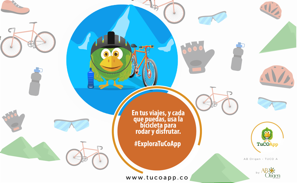 TuCOAp's tweet photo. TuCO se une a la celebración del día mundial de la bicicleta. La mejor forma de transportarse. https://t.co/DAkDia9UXb