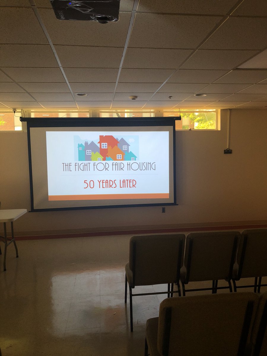 We’re only a few minutes away from our discussion on The Fight for Fair Housing: 50 Years Later.
This is partnership with <a href="/ALfairhousing/">CAFHC</a> #FHAct50 #socialaction