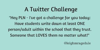 teacher2teacher's tweet photo. "The fact is, some of our kids don't feel sufficiently connected... and we don't want to just hope that they get connected." So educator @SteeleThoughts asked Ts to sponsor Ss who felt disconnected from the adults at school: https://t.co/XZUf0g7lIr https://t.co/MP0r2ashgn