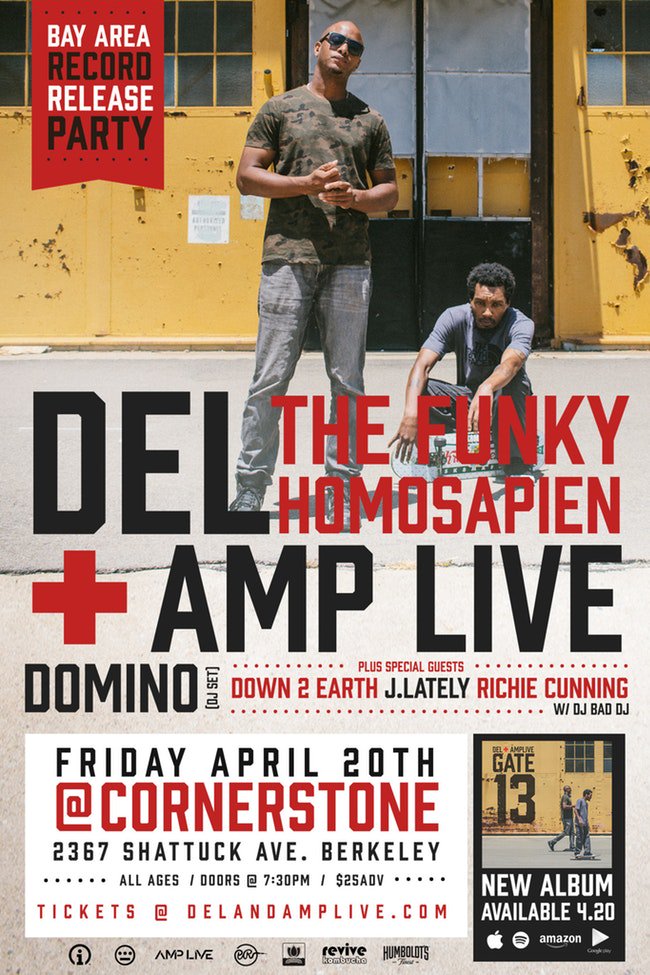 CornerstoneBerk's tweet photo. 4/20 at Cornerstone! Come see @OfficialDELTRON &amp; @amplive with guests @hierodomino, @RichieCunning w/ DJ Bad DJ, @D2E3D, &amp; @justlately.  Tickets available here: https://t.co/QrDZSmDXTh https://t.co/edW2efbEih