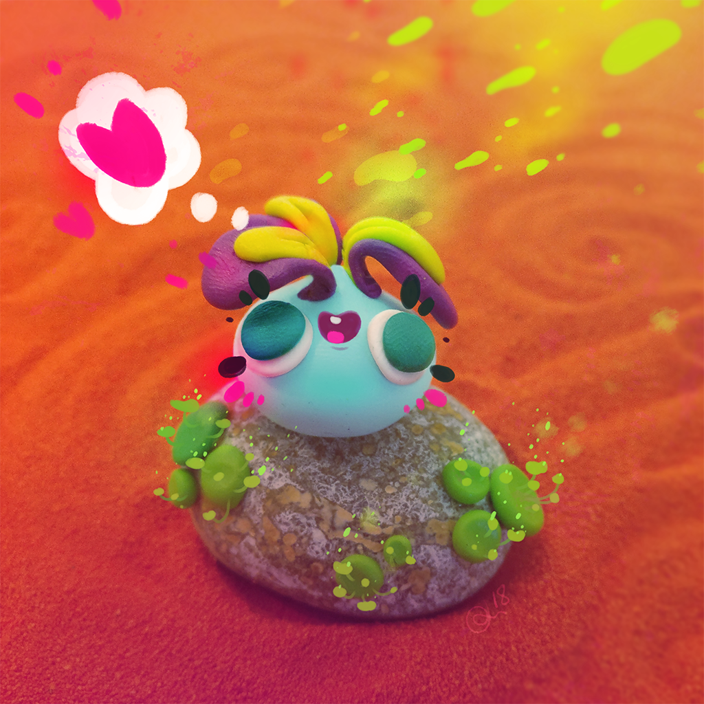 julesRGB's tweet photo. A small Sproutling baking in the sunshine today ๐ฑ๐
#Sproutlings #characterdesign #myfimo #fimo https://t.co/ypzzVXKZp4