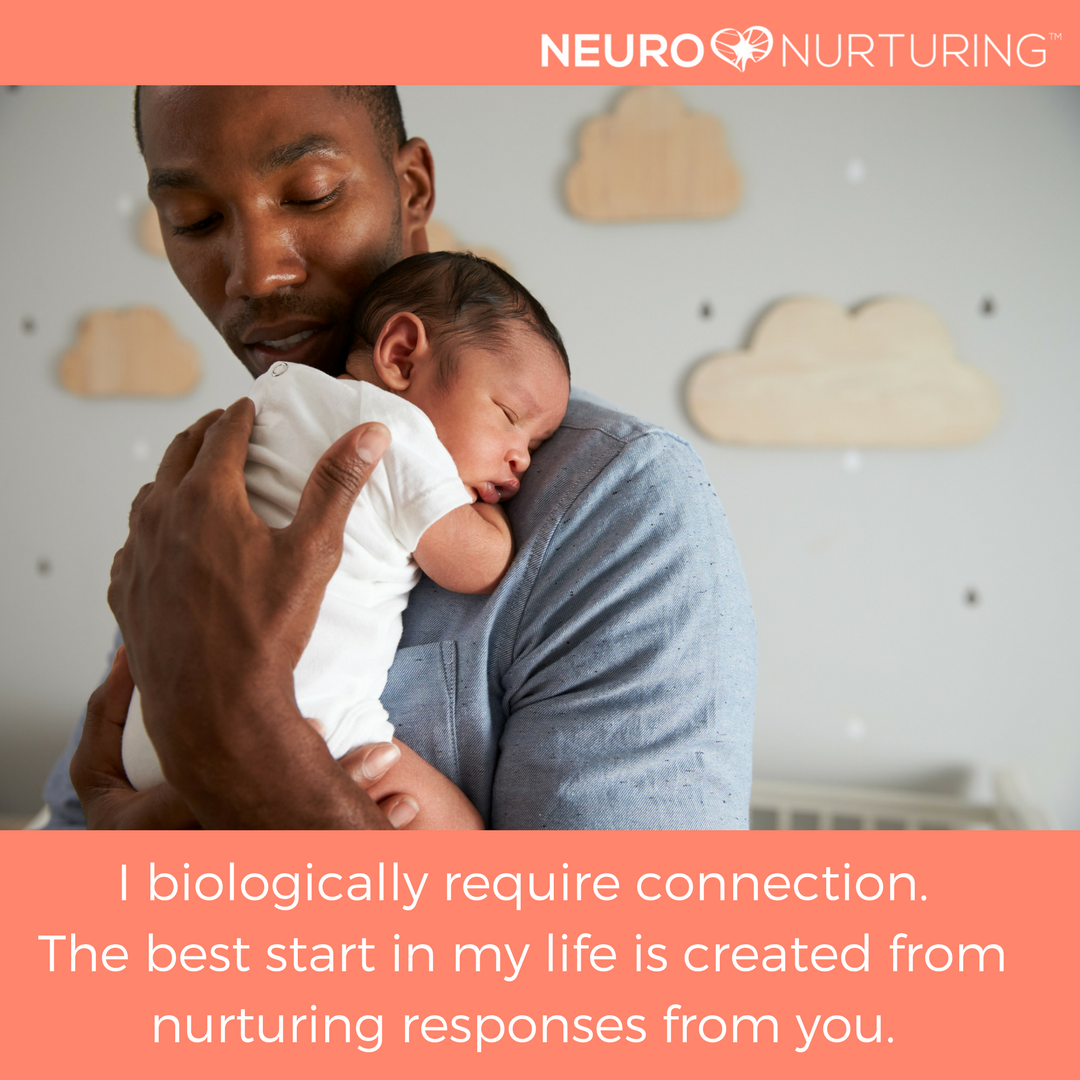 #Babies are born with a beautiful essence within. When they are viewed &amp; responded to as the special individual they already are, thriving begins. Receiving messages through #nurturing interactions creates the development of brain  pathways which allow a child's heart to shine.