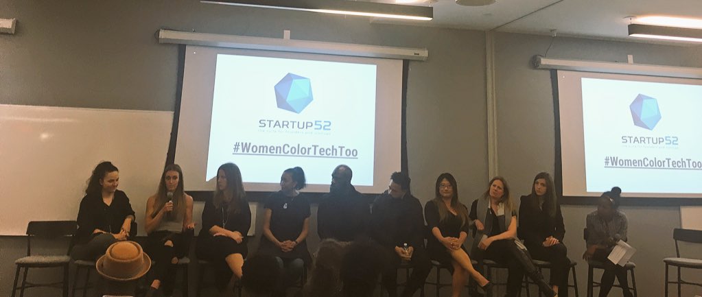 As a person of color in tech: “You’re doing double work navigating your work environment and doing your job.” -  <a href="/MyUberLife/">MyUberLife Consulting Group</a>’s Winston Peters. #womencolortechtoo