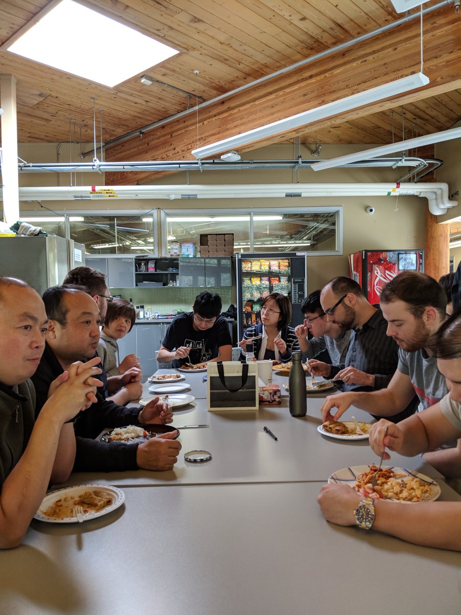 DeltaQTech's tweet photo. We hosted an #internationalpotluck lunch today to celebrate our diversity. Definitely had a great time, and ate some delicious food! #DeltaQLife https://t.co/6QSzqrPZ5L