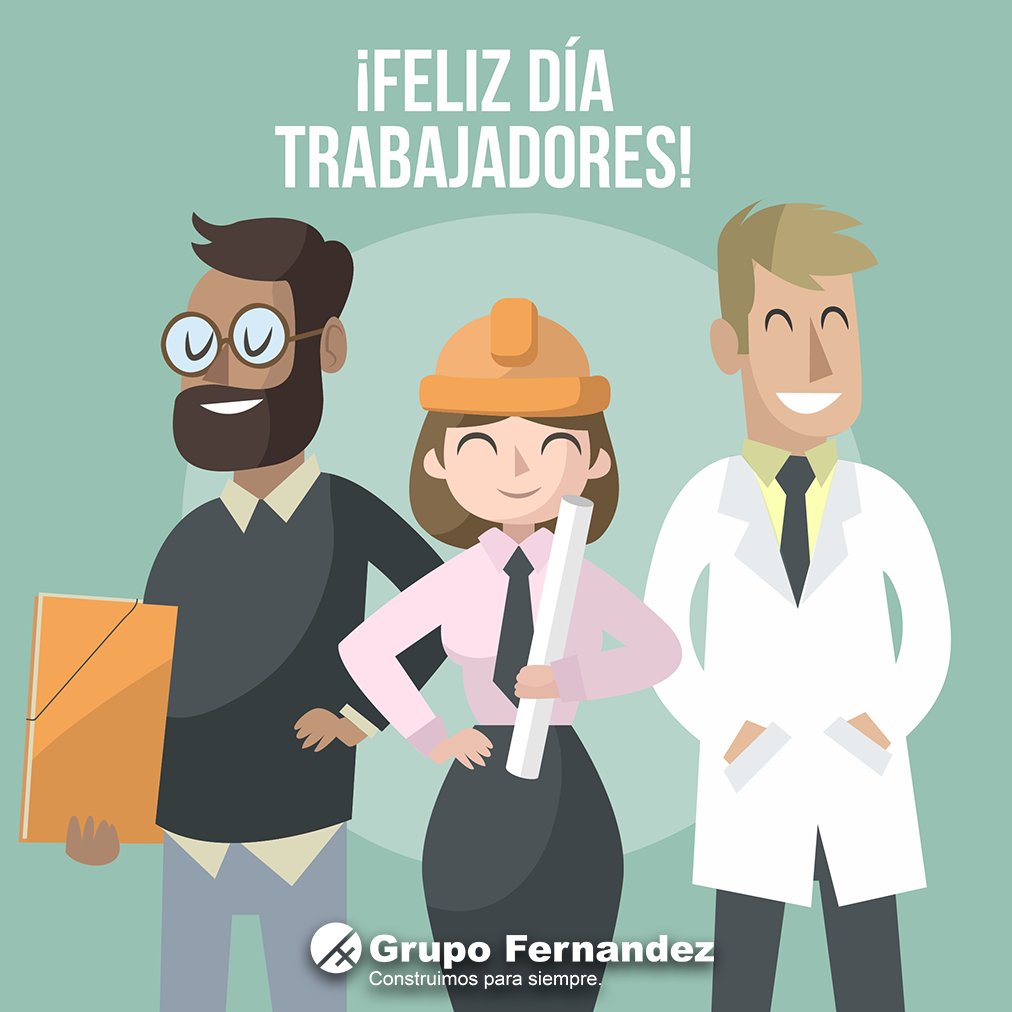 grupofernandezv's tweet photo. No importa si tienes horario de oficina o freelance...¡Lo importante es emprender tu trabajo con el mejor entusiasmo! ¡Feliz día del trabajador! https://t.co/XNqjIwnDaN