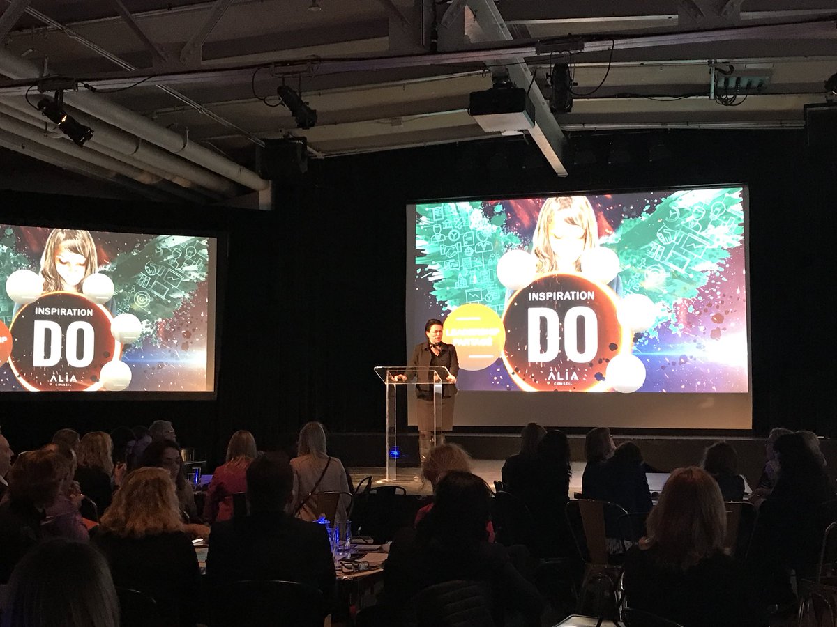 aliaconseil's tweet photo. Quelle belle expérience pour nos participants. @CatherinePriv nous parle de leadership partagé à #inspirationDO #aliaconseil https://t.co/Odt2ToMsIy