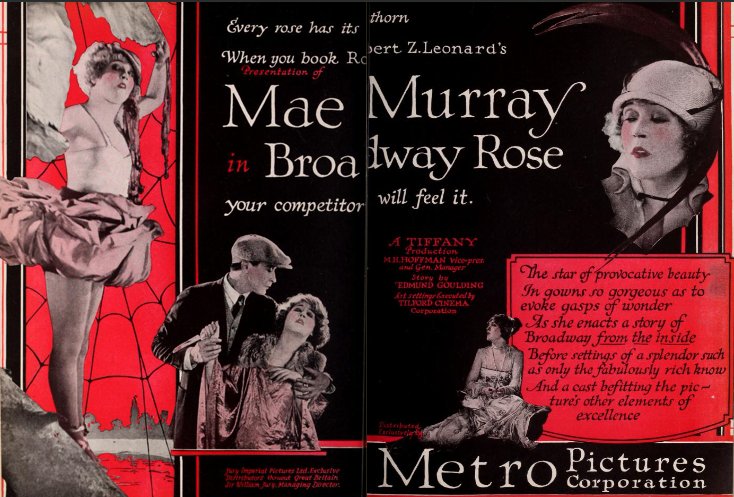 1922 #Hollywoods offerings Charles Ray ( forgotten today) Norma Talmadge (name still familiar) Lon Chaney " The man of a thousand faces" Mae Murray, the girl  with the bee stung lips