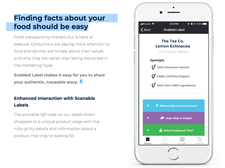 Enabled Label tweet media