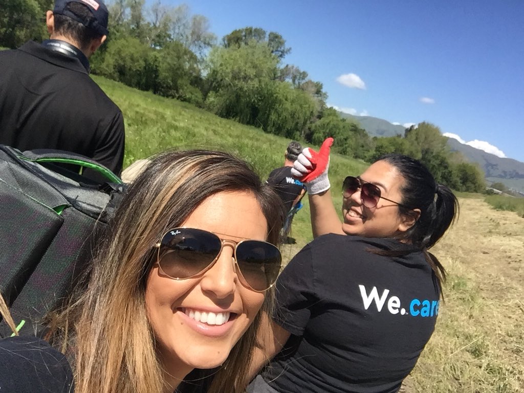 ashleyhauger's tweet photo. Cleared 500+ lbs of trash near our office because https://t.co/9aLSq7ufgd about the environment @ @westerndigital! Thanks @SaveOurShores for partnering! #EarthDay https://t.co/xDz3xJiHwm