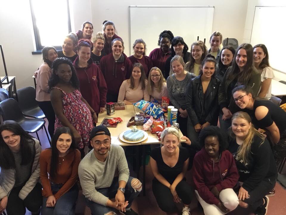tharry's tweet photo. Y2✔️ 4 #BNCG #NS281 super#students #babyshower #surprise 4 Liz #nurselife #caring ❤️ @SNHS_DCU @DCUFSH why #nursesrock https://t.co/3yudASVhZQ