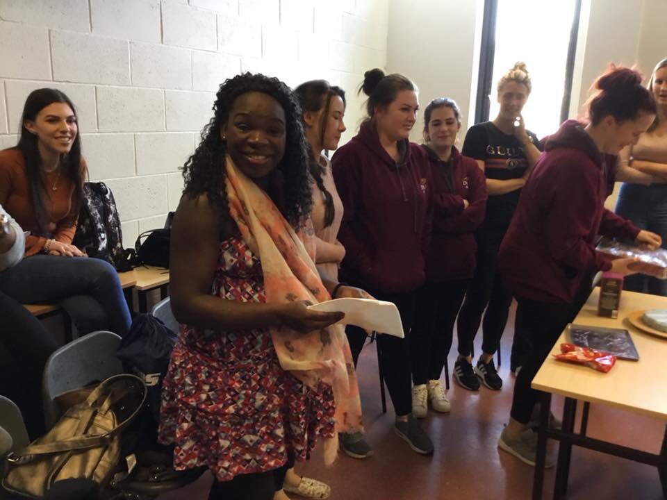 tharry's tweet photo. Y2✔️ 4 #BNCG #NS281 super#students #babyshower #surprise 4 Liz #nurselife #caring ❤️ @SNHS_DCU @DCUFSH why #nursesrock https://t.co/3yudASVhZQ
