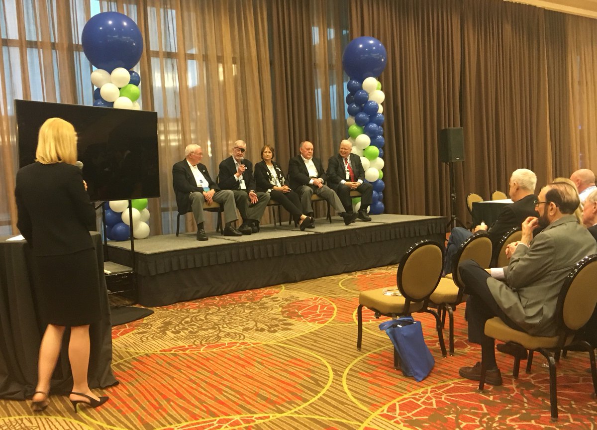 SIMInt's tweet photo. Some of SIM's original founding members talk about the early days of the organization during the #SIMConnectLive18 Welcome Reception https://t.co/FuyuZoekqQ