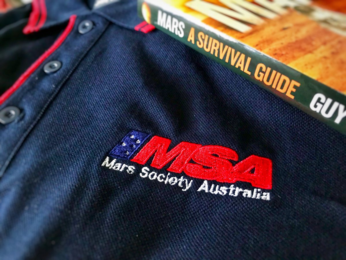 jnxyz's tweet photo. When you join up with fellow future dreamers in the Australian Mars Society! 
📙👕🚀 Ps. Who else is a member?

#FirstOnMars @TheMarsSociety @marssocietyoz #MarsEd https://t.co/PV0Cjk28qw