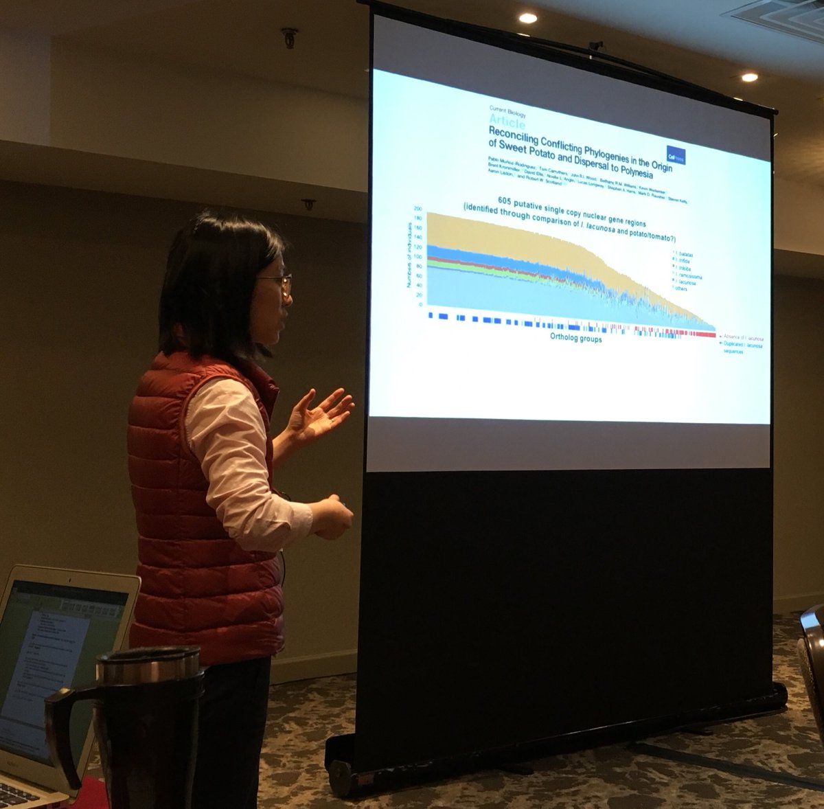 Ted Carey (@tedcarey1) on Twitter photo So it turns out that we have to continue worrying about about the dissemination of sweetpotato to Oceania and elsewhere. At the meeting of the Genomic Tools for Sweetpotato Improvement project this was a hot topic. <a href="/SWu727/">Shan Wu</a> <a href="/fei_lab/">Zhangjun Fei</a> <a href="/Cipotato/">International Potato Center</a> So it turns out that we have to continue worrying about about the dissemination of sweetpotato to Oceania and elsewhere. At the meeting of the Genomic Tools for Sweetpotato Improvement project this was a hot topic. <a href="/SWu727/">Shan Wu</a> <a href="/fei_lab/">Zhangjun Fei</a> <a href="/Cipotato/">International Potato Center</a>