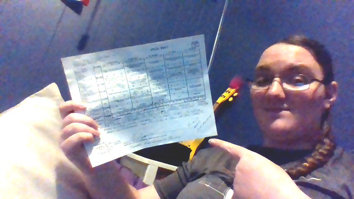 makayla2019's tweet photo. Hi guys. I finally got my sheet for my solo contest. I got a 2 for my first time. Also, got my new glasses. Then, today at the contest for Bella Canto and Concert Choir; We all got ones. https://t.co/Ab4IPJigfR