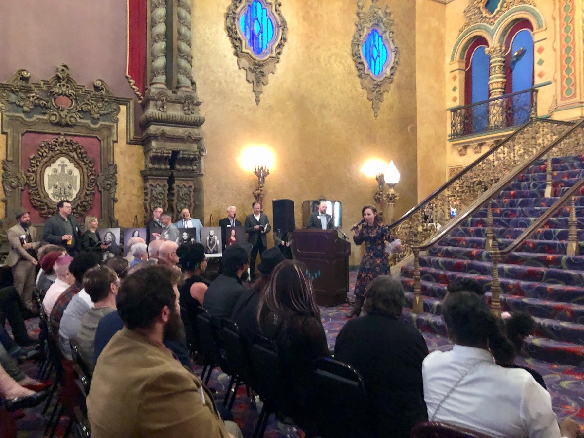 AkronCF's tweet photo. Tonight, the Gay Community Endowment Fund celebrated the launch of #TransAkron, a storytelling project that highlights trans, nonbinary and gender-nonconforming residents. Stories created by award-winning photographer Shane Wynn and writer H.L. Comeriato https://t.co/zyVk8fRnbk