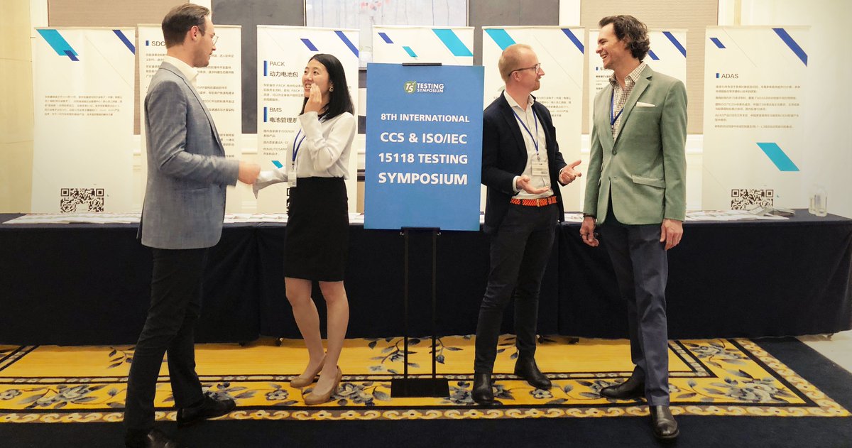 hubject's tweet photo. .#Hubject in #Shanghai: We are currently presenting the world’s first productive #ISO 15118 ecosystem and our first successful pilot project together with Daimler to the participants of the International Testing Symposium for CCS and #ISO15118. 

https://t.co/siv4GWCbhU https://t.co/u6BtuIyK8R