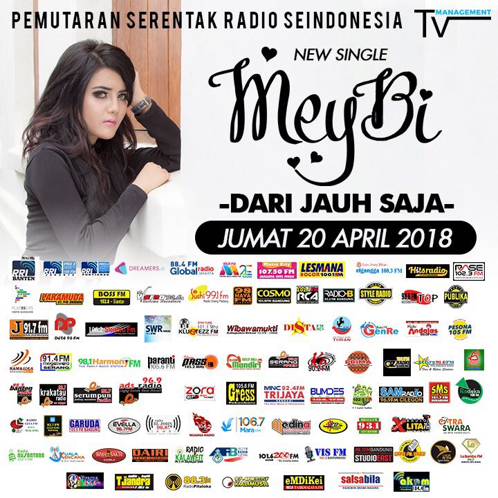 di_KLITE's tweet photo. #EnjoyTheBeat PEMUTARAN PERDANA from @meybi_18 - DARI JAUH SAJA || #WIB " Waktu Indonesia Banget " || with Beater #Okaastoka || #AprilBeReal #StopWishingStartMaking https://t.co/QgUV1fFlmk