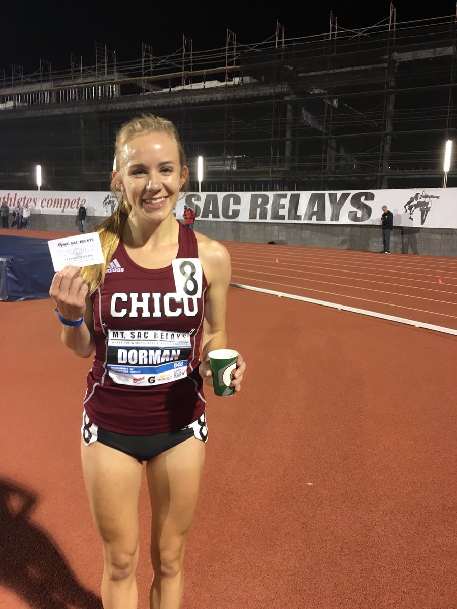 gwtowne's tweet photo. Big congrats to @ChicoWildcats @HannahDenae_ who just shattered the school 10k record with her 33:56 PR! Her 5k splits-17:04/16:52!  Onward to @goccaa Champs, and NCAA’s! https://t.co/PqHCTYxMsH