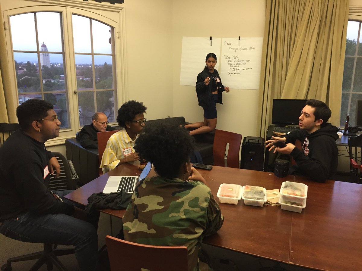 What do you get when you combine <a href="/Real_Industry/">Real Industry</a> , Common and Pandora with a group of Stanford students?  Imagine Justice!  #MeaningfulWork <a href="/MarleneSStern/">Marlene SchererStern</a>