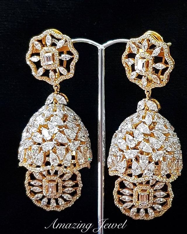 AMAZINGJEWEL1's tweet photo. Let these Amazing contemporary Jhumkas shall add shine to your personality, crafted in Sterling Silver by Amazing Jewel. #earrings #jhumka #contemporary #fancycuts #swarovski #sterlingsilver #weddingjewelry #traveljewelry #bridetobe #traditionalclothes โฆ https://t.co/IbbrIhjeDI https://t.co/mOdWJtAGY8